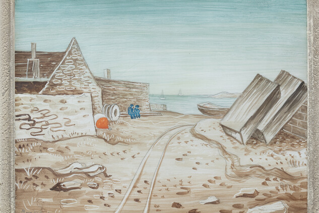 Jan Zrzavý, Zákoutí na Ȋle de Sein, 1936 (tempera, papír) | © NGP